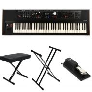 Roland V-Combo VR-730 73-key Live Performance Keyboard Essentials Bundle