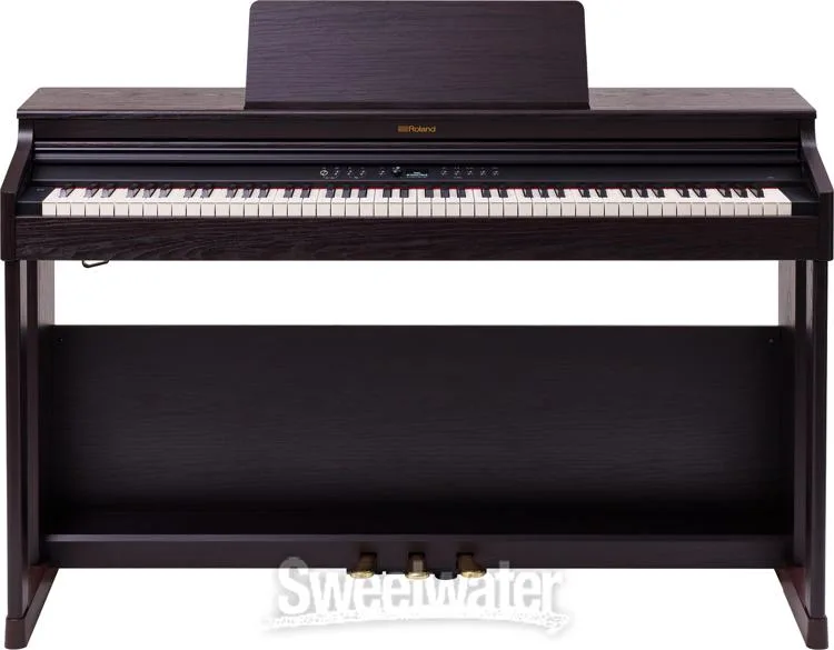 롤랜드 Roland RP701 Digital Upright Piano - Dark Rosewood Finish with Matching Bench