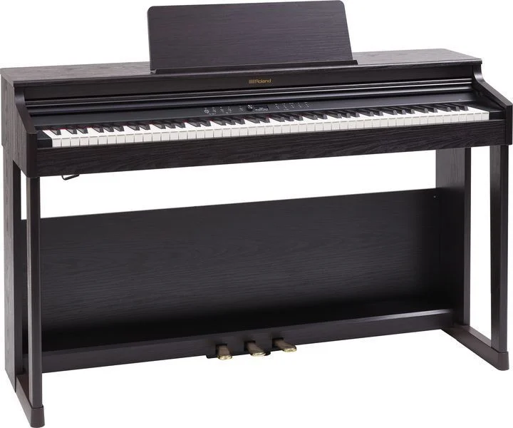 롤랜드 Roland RP701 Digital Upright Piano - Dark Rosewood Finish with Matching Bench