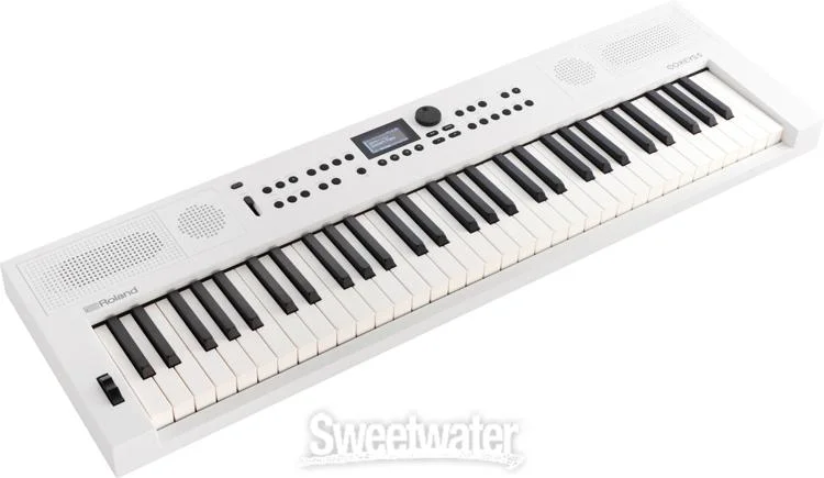 롤랜드 Roland GO:KEYS 5 Keyboard - White Demo