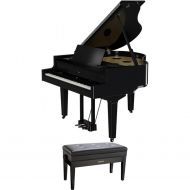 Roland GP-9 Digital Grand Piano with Bench - Polished Ebony