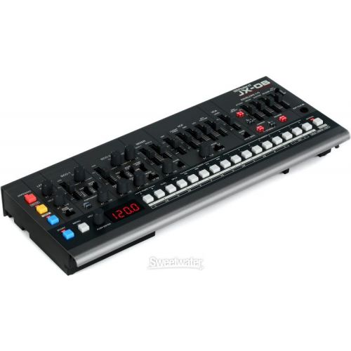 롤랜드 Roland JX-08 Boutique Series JX-8P Sound Module with Keyboard and Decksaver Bundle