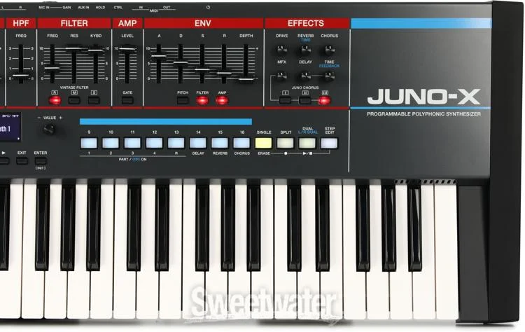 롤랜드 Roland JUNO-X 61-key Synthesizer Demo