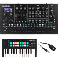 Roland SH-4D Desktop Synthesizer Module with Novation Launchkey Mini MK3 25-key Keyboard