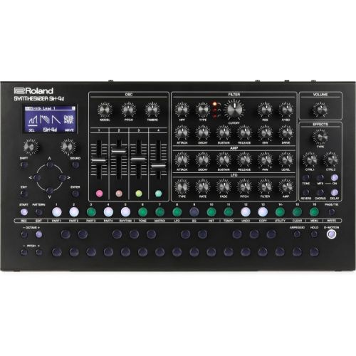 롤랜드 Roland SH-4D Desktop Synthesizer Module with Novation Launchkey Mini MK3 25-key Keyboard