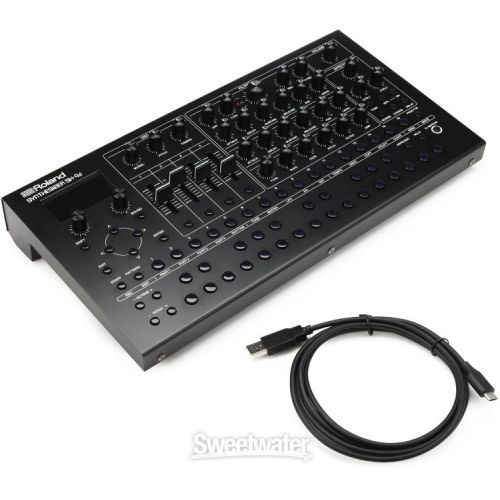 롤랜드 Roland SH-4D Desktop Synthesizer Module with Novation Launchkey Mini MK3 25-key Keyboard