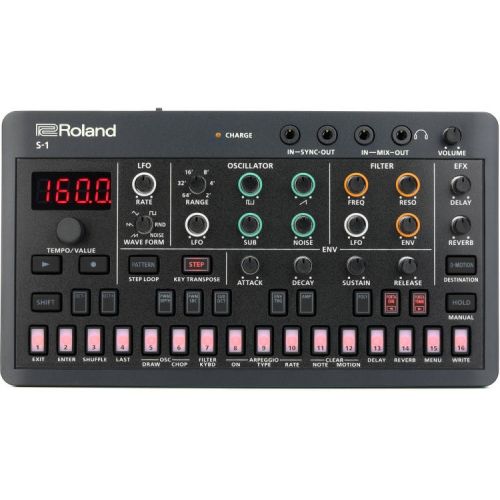 롤랜드 Roland Aira Compact S-1 Tweak Synth with Deck Saver Cover