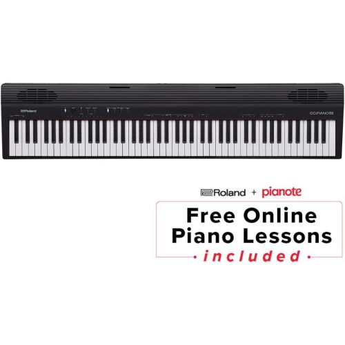 롤랜드 Roland GO:PIANO 88-Key Full Size Portable Digital Piano Keyboard with Onboard Bluetooth Speakers (GO-88P)