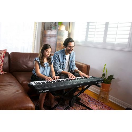 롤랜드 Roland GO:PIANO 88-Key Full Size Portable Digital Piano Keyboard with Onboard Bluetooth Speakers (GO-88P)