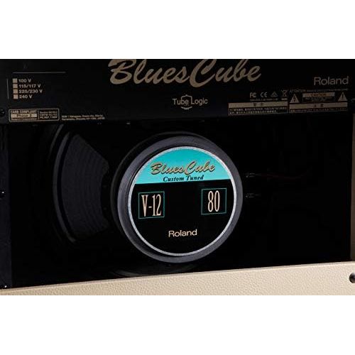 롤랜드 Roland BC-HOT-VB Blues Cube Hot Guitar Combo Amplifier with Tube Tone, 30-Watt Amp with 12-Inch Speaker, Vintage Blond