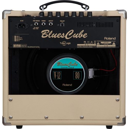 롤랜드 Roland BC-HOT-VB Blues Cube Hot Guitar Combo Amplifier with Tube Tone, 30-Watt Amp with 12-Inch Speaker, Vintage Blond
