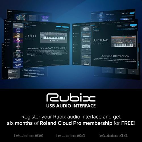 롤랜드 [아마존베스트]Roland RUBIX44 4-in/4-out high-resolution audio interface - the Hi-Res solution for home studio producers