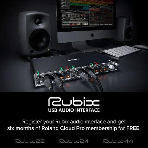 롤랜드 [아마존베스트]Roland RUBIX44 4-in/4-out high-resolution audio interface - the Hi-Res solution for home studio producers