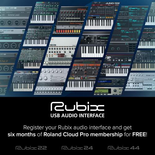 롤랜드 [아마존베스트]Roland RUBIX44 4-in/4-out high-resolution audio interface - the Hi-Res solution for home studio producers