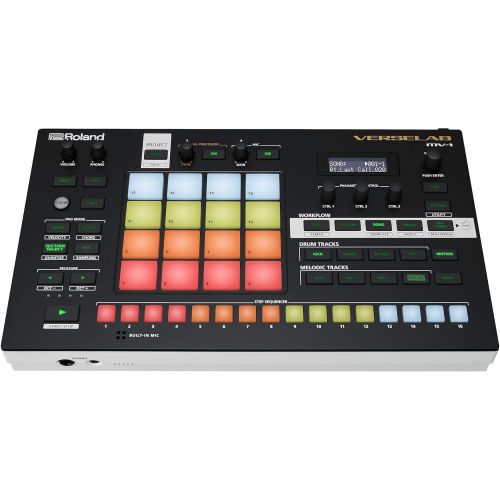 롤랜드 [아마존베스트]Roland VERSELAB MV-1 ZEN-Core Professional Song Production Studio for Songwriters and Singers. 4x4 pads and TR-REC Step Sequencer for drums, basslines, and melodic parts, MV1VERSEL