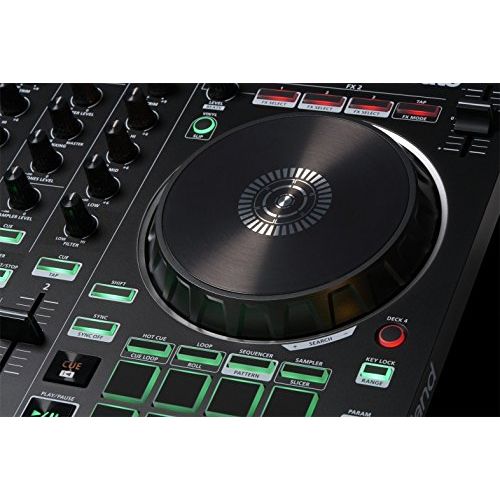 롤랜드 Roland Two-channel, Four-deck Serato DJ Controller with Serato DJ Pro upgrade (DJ-202)
