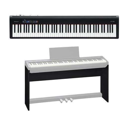 롤랜드 Roland Roland FP-30 Digital Piano (Black) - With Roland KSC-70 Custom Stand