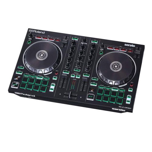 롤랜드 Roland DJ-202 2-channel 4-deck Serato Intro DJ Controller with Microfiber and Free EverythingMusic 1 Year Extended Warranty