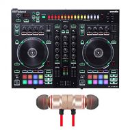 Roland DJ-505 Serato DJ Pro Controller Includes Free Wireless Earbuds - Stereo Bluetooth In-ear Earphones