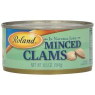 Roland Clams, Minced in Natural Juice, 6.5 Ounce (Pack of 12)