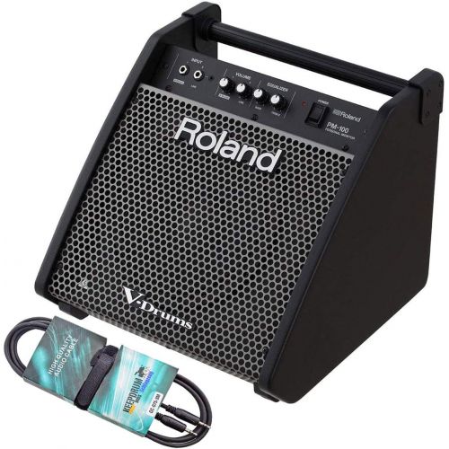  [아마존베스트]Roland-Drums Roland PM-100 E-Drum Monitor Box + Keepdrum GC075 Stereo Mini Jack 3 m