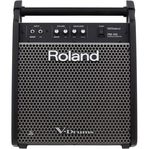  [아마존베스트]Roland-Drums Roland PM-100 E-Drum Monitor Box + Keepdrum GC075 Stereo Mini Jack 3 m