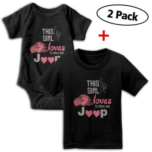  RolandraceJeep Wrangler and Movement Newborn Baby Boy Girl Clothes Short Sleeve Romper with T-Shirt 2Pcs Clothes Outfits Set
