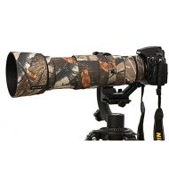 ROLANPRO #1 New Brown Jungle Camo Lens Cover Camouflage Rain Cover for Nikon AF-S 200-500mm f/5.6E FL ED VR Camera Lens Protection Sleeve