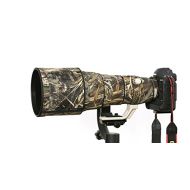 Rolanpro Grass Nylon Waterproof ROLANPRO Lens Clothing Camouflage Rain Cover for Canon EF 400mm F/2.8 L is II USM Lens Protective Case Guns Protection Sleeve