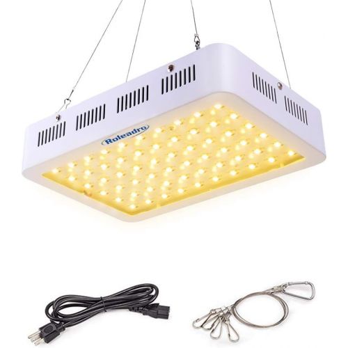  Roleadro 600W LED Grow Light 3rd Generation Series Full Spectrum Plant Light with ON/Off Switch and Daisy Chain for Indoor, Greenhouse, Hydroponics Veg and Bloom