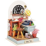 Rolife DIY Miniature Dollhouse Craft Kit for Adults and Teens to Build Birthday Gift for Friends and Family (Study)