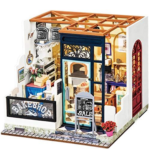  Rolife DIY Miniature Dollhouse Tiny House Building Kit for Adutls Nancys Bake Shop