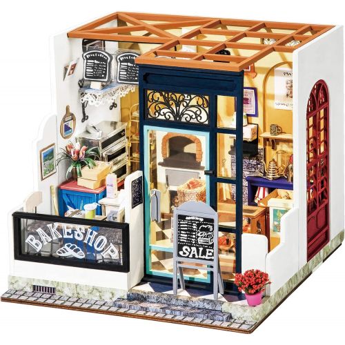  Rolife DIY Miniature Dollhouse Tiny House Building Kit for Adutls Nancys Bake Shop