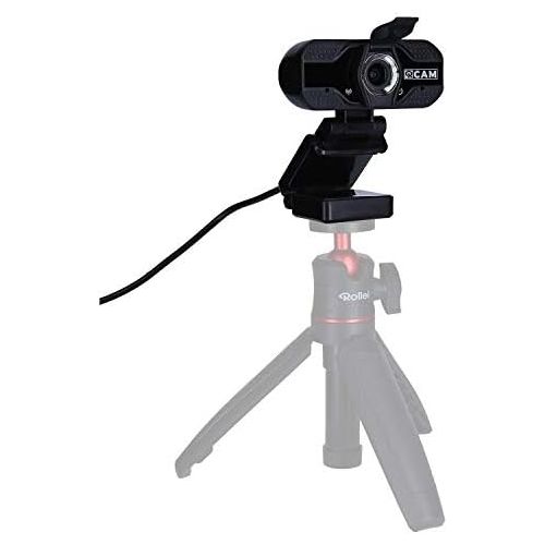  [아마존베스트]Rollei R-Cam 100 Full HD 1080p 30fps High Resolution Web Camera with Lens Cover