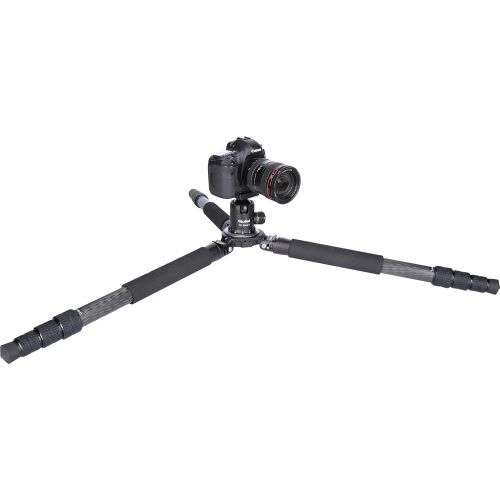  [아마존베스트]Rollei Rock Solid T7S Carbon Tripod Camera Tripod With Ball Head, 30 Kg Load Capacity, Ideal For Travel and Nature Photography Suitable for DSLR and System Cameras (DSLM)