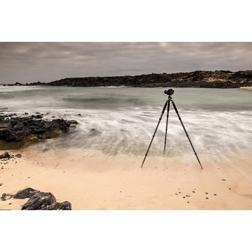  [아마존베스트]Rollei Rock Solid T7S Carbon Tripod Camera Tripod With Ball Head, 30 Kg Load Capacity, Ideal For Travel and Nature Photography Suitable for DSLR and System Cameras (DSLM)