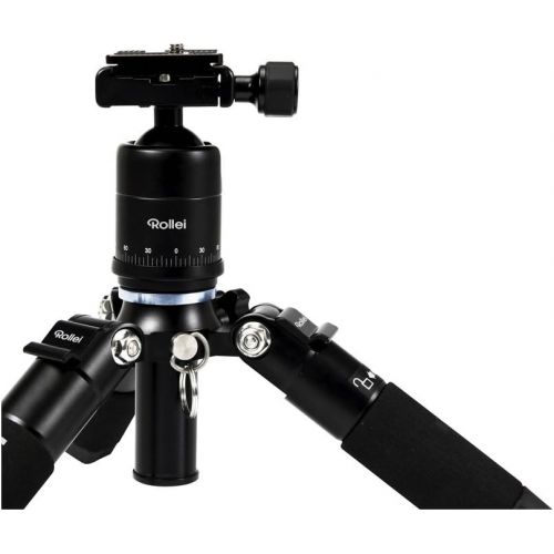  [아마존베스트]Rollei Compact Traveler Mini M1 (former M5 Mini) - Compact Table Top Tripod - Max. Load 8 kg - incl. Ball Head and Quick Release Plate