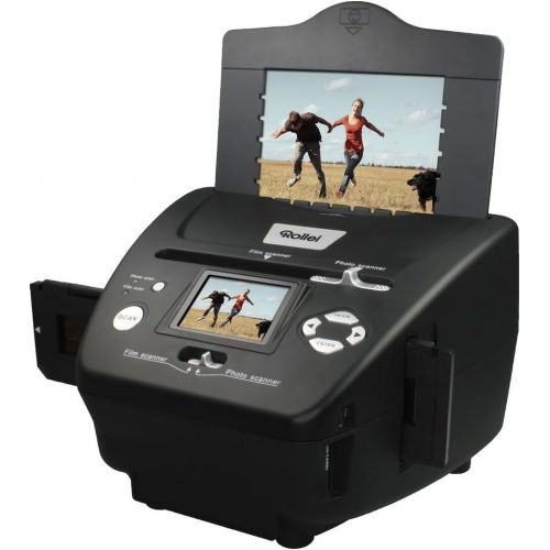 [아마존베스트]Rollei Dia Film Scanner DF-S 100 SE with 5 Megapixels and 2.4 Inch Colour TFT LCD Display and Extensive Accessories for Memory Cards up to 16 GB