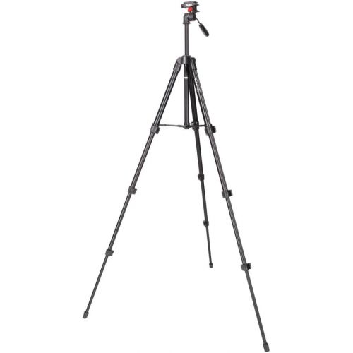  Rollei Compact Traveler Star S1 (DIGI 3400) - Compact Tripod, Height 125 cm, with Ball Head, Aluminium - Black