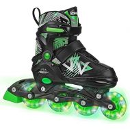 Stryde Youth Adjustable Inline Lighted Wheel Skates
