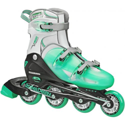  Roller Derby Womens V-Tech 500 Button Adjustable Inline Skate