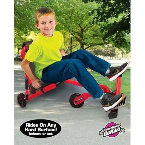  Go Kart, Swing Side-to-Side for Amazing Ride, Powered by Zig-Zag Motion, Rides on Any Hard Surface (Indoors and Outdoors)