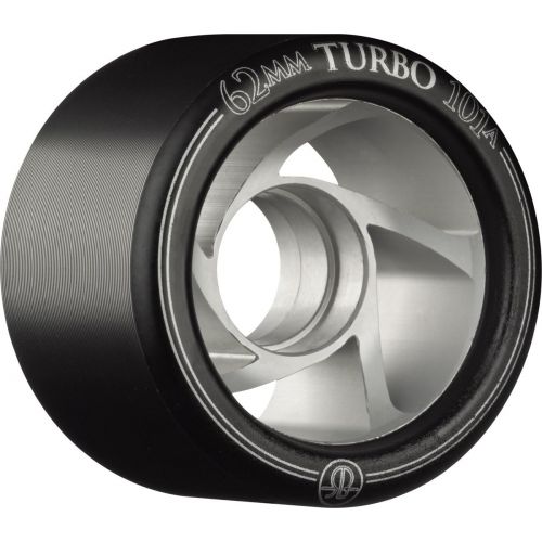  RollerBones Turbo 101A Speed/Derby Wheels with an Aluminum Hub (Set of 8)