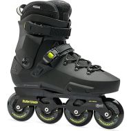 Rollerblade Twister XT Men's Adult Fitness Inline Skate, Black/Lime, Urban Performance Inline Skates