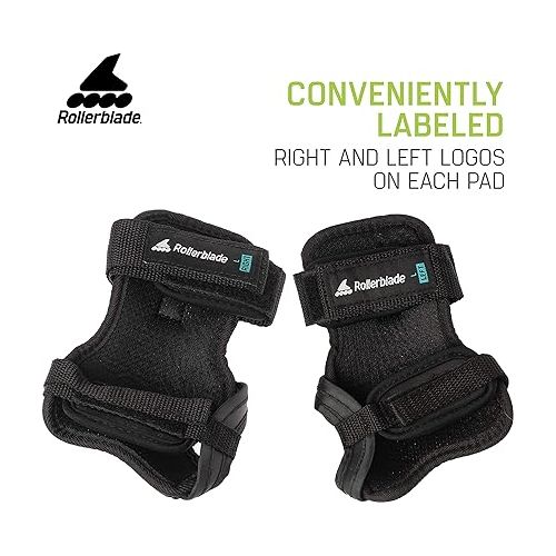 롤러블레이드 Rollerblade Skate Gear Wrist Pad Protective Gear, Unisex, Multi Sport Protection, Black