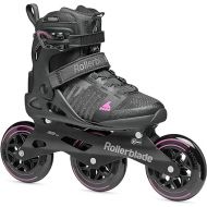 Rollerblade Macroblade 110 3WD Womens Adult Fitness Inline Skate, Black and Orchid, Performance Inline Skates