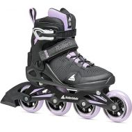 Rollerblade Macroblade 84 Women's Adult Fitness Inline Skate, Black & Lavender, Performance Inline Skates