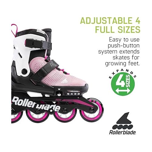 롤러블레이드 Rollerblade 07221900T932-5 Microblade PINK/WHITE 2-5