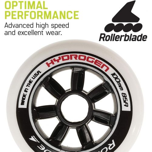 롤러블레이드 Rollerblade Hydrogen 100mm 85A Wheels, 8 Pack