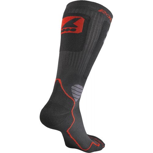 롤러블레이드 Rollerblade High Performance Mens Socks, Inline Skating, Multi Sport, Black and Red